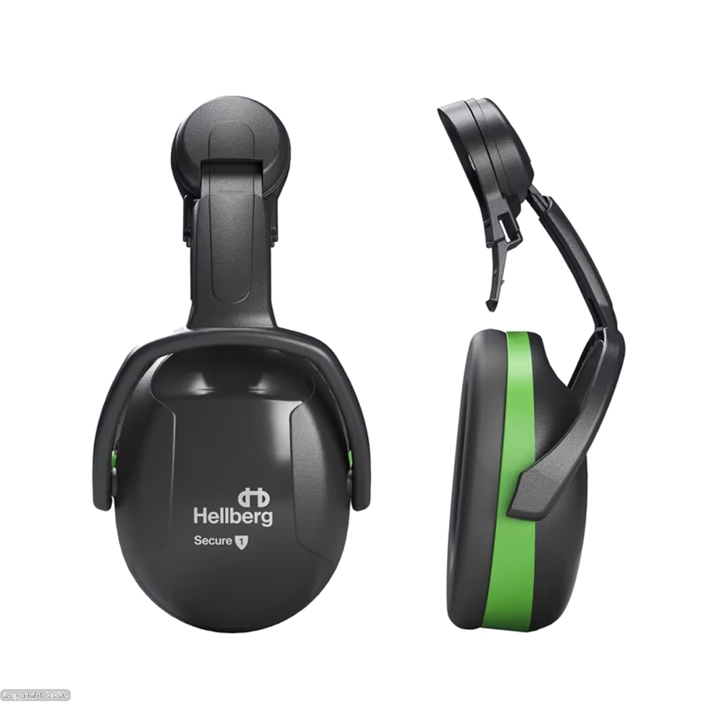 Hellberg Secure 1 Helmet Mount Ear Defenders 25snr