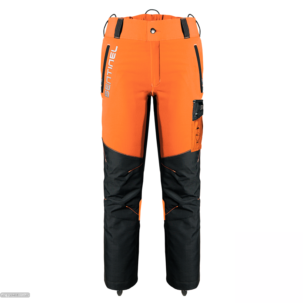 Stein Sentinel Orange Hi-Viz Chainsaw Trousers (Type "A") - Small