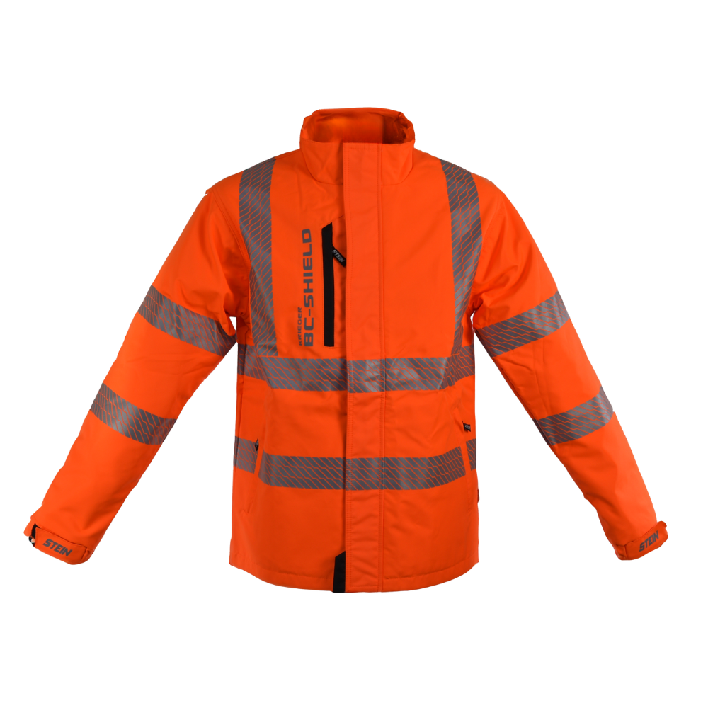 Stein Krieger BC-Shield Hi-Viz Orange Breathable Jacket - Medium