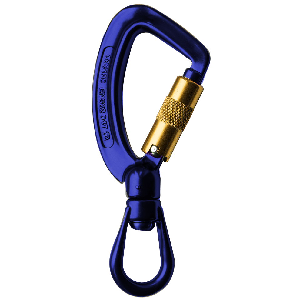 Stein Twister Karabiner - 3-Way Action - Aluminium