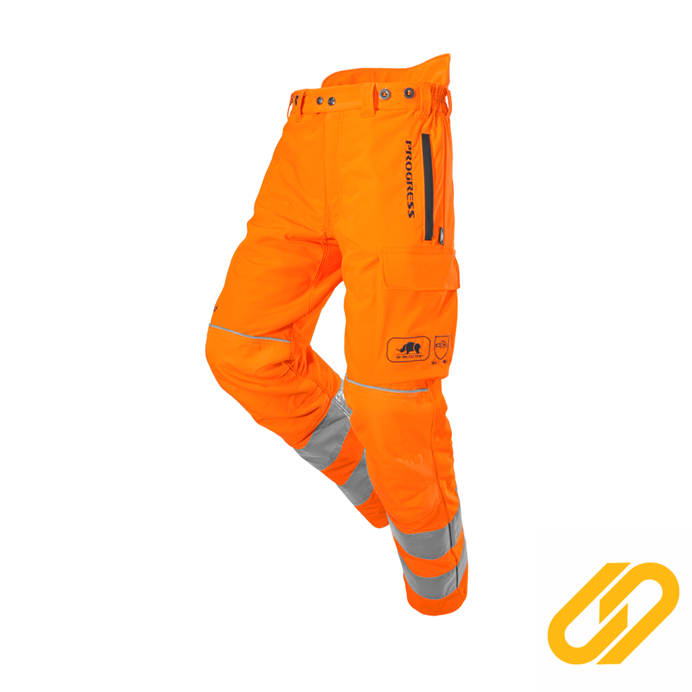 Arbortec Breatheflex Pro ATHV4060 Hi-Vis Chainsaw Trousers Design A Class 1  – Groundserv