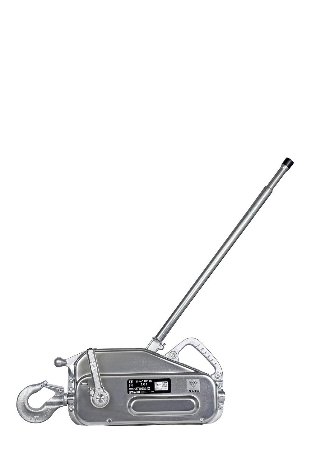 Tirfor TU16 Winch and Handle (no cable) ex-demo from show never used to pull.