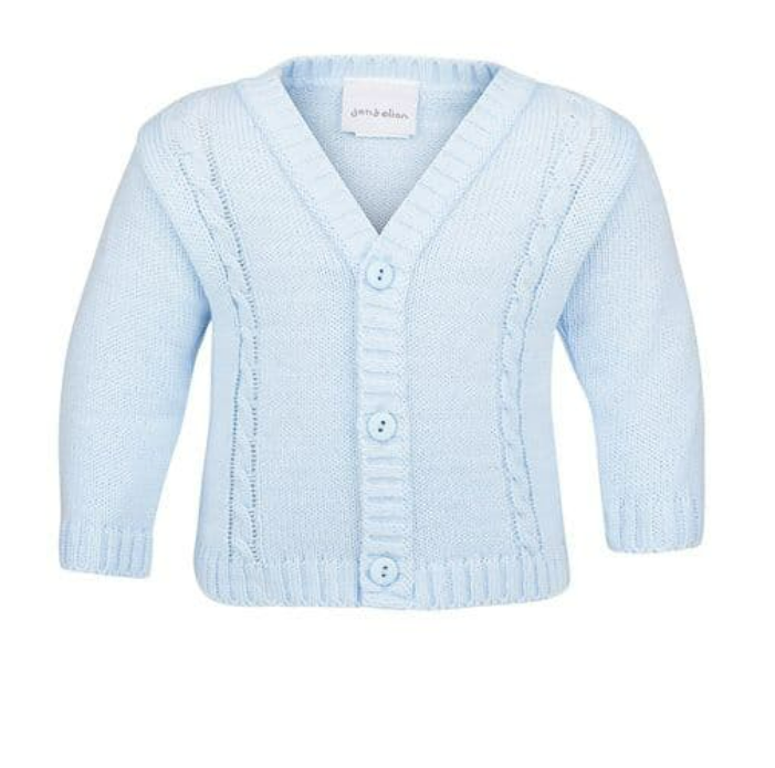 Baby Boys Portuguese Knitted Cardigan in Blue