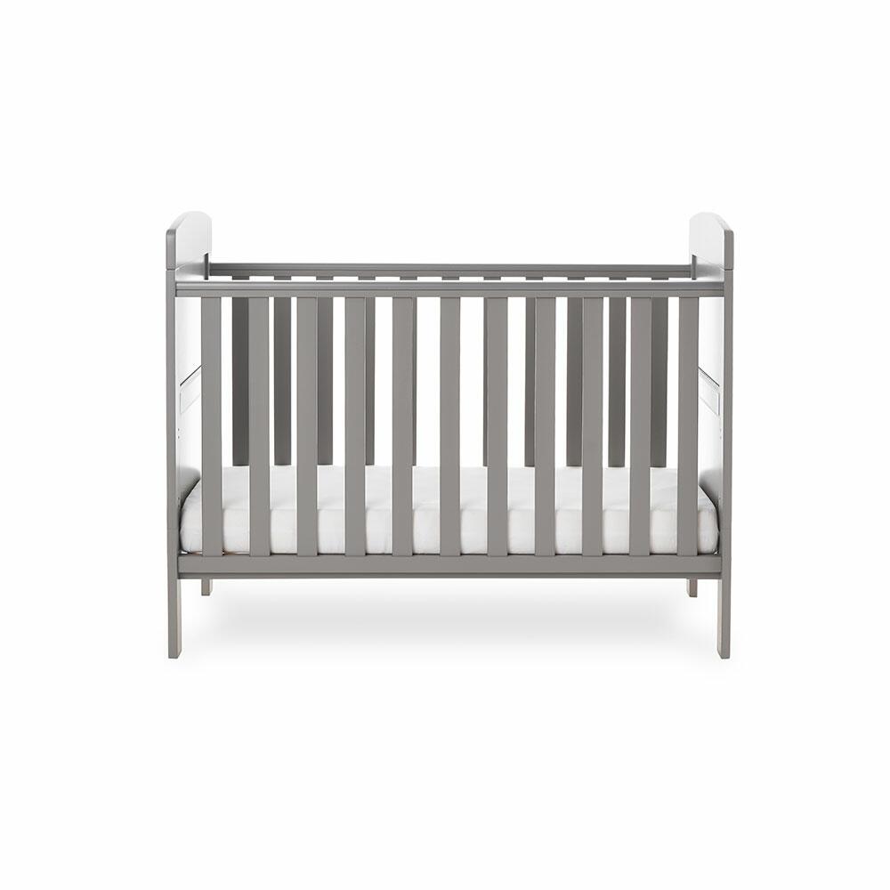 OBaby Grace Taupe Grey Mini Cot
