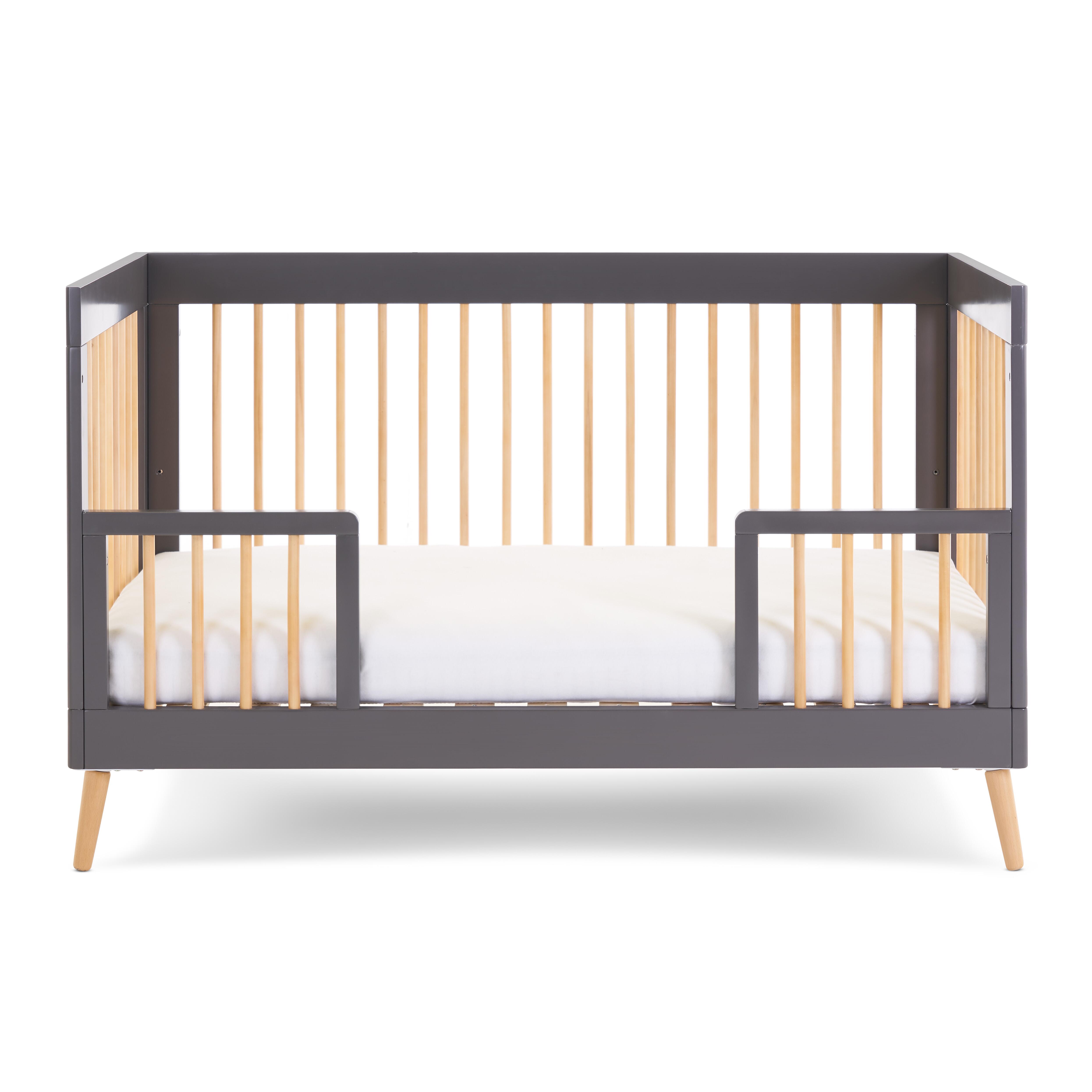OBaby Scandi Style Cot Bed grey