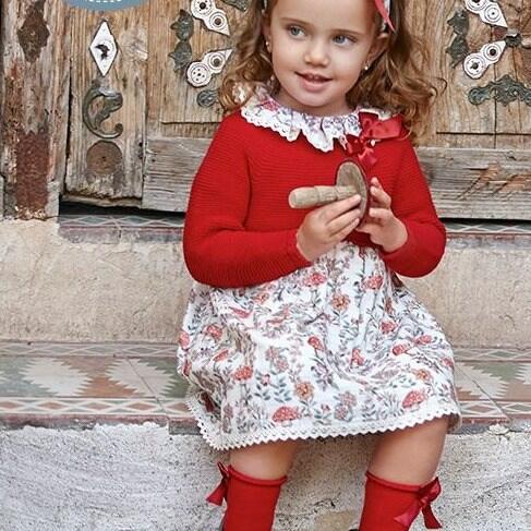 Baby red clearance dress uk