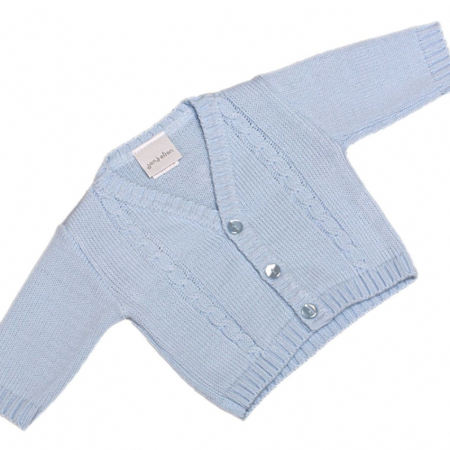 Baby Boy  Knitted Cardigan in Blue