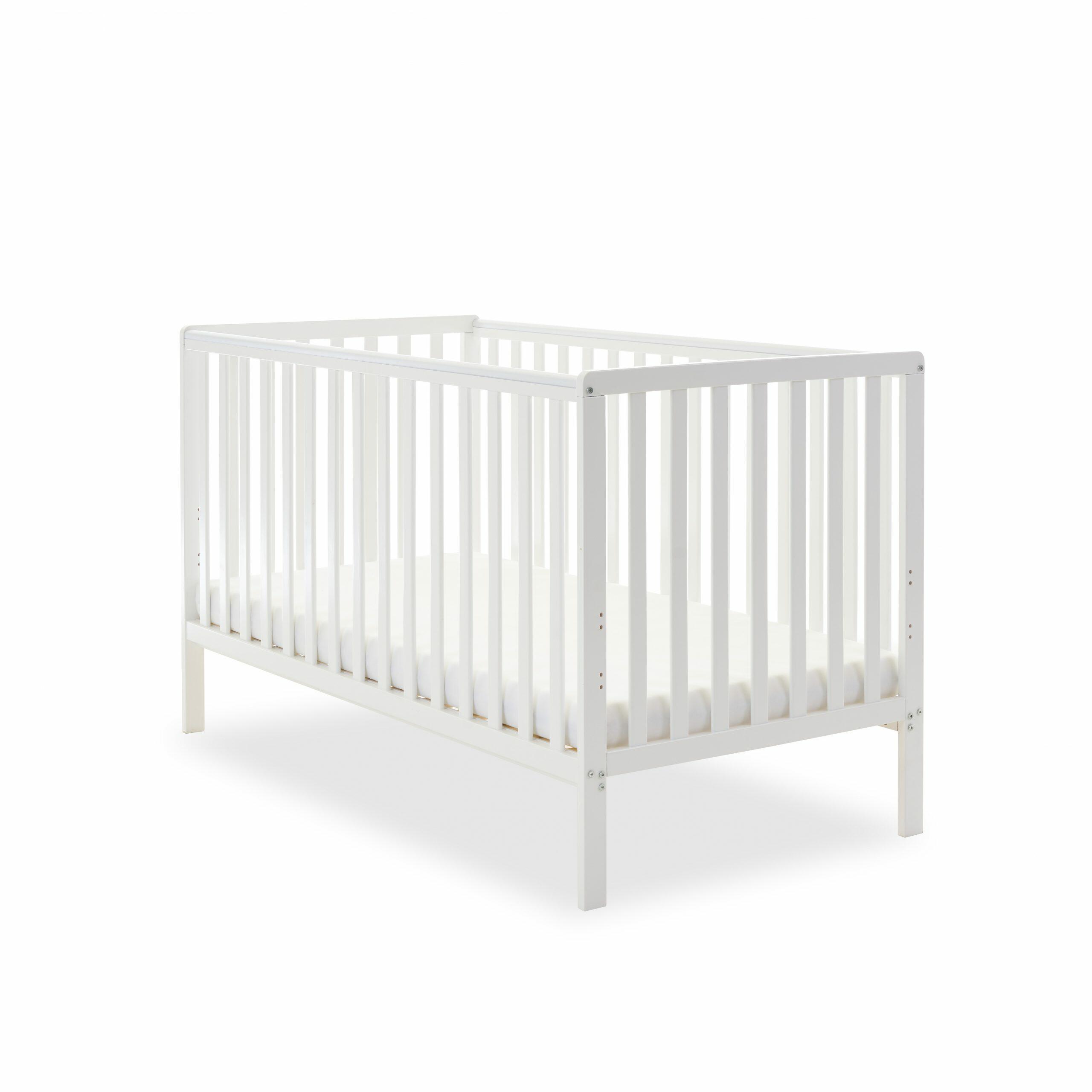 cheap white cot bed