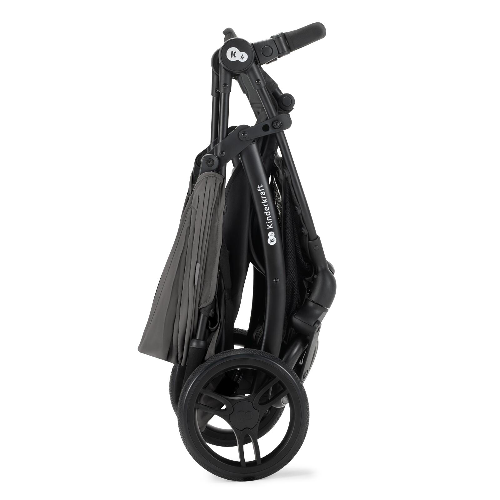Kinderkraft Askoy Stroller - Grey folded