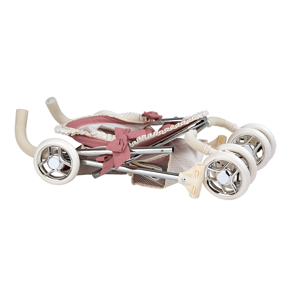 Arias Valeria Dusky Pink 60cm Spanish Dolls Pram Elegant Play for