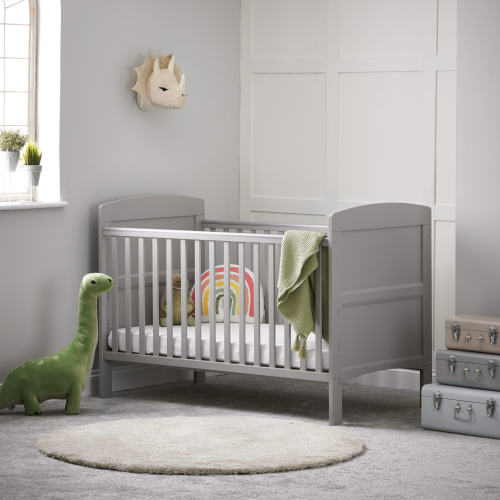 OBaby Grace Warm Grey Cot Bed
