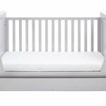 Babymore Stella Grey Cot Bed - Dropside toddler bed