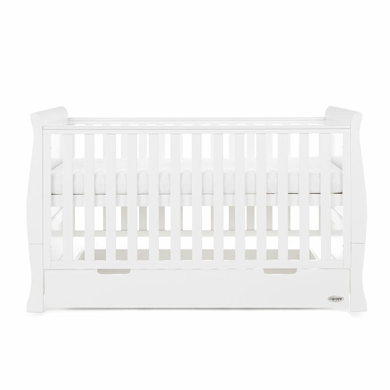 sleight cot bed in white