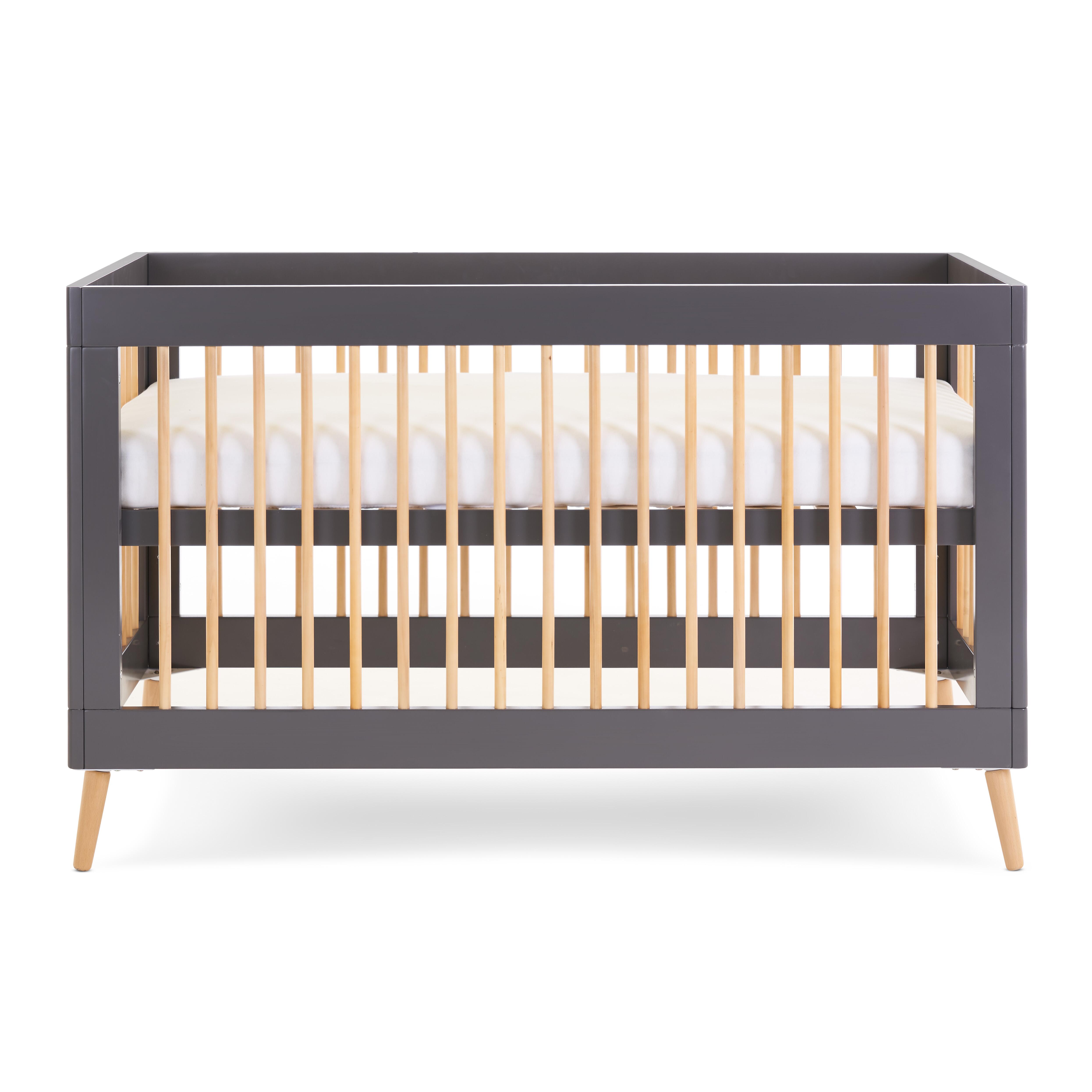 grey modern cot bed