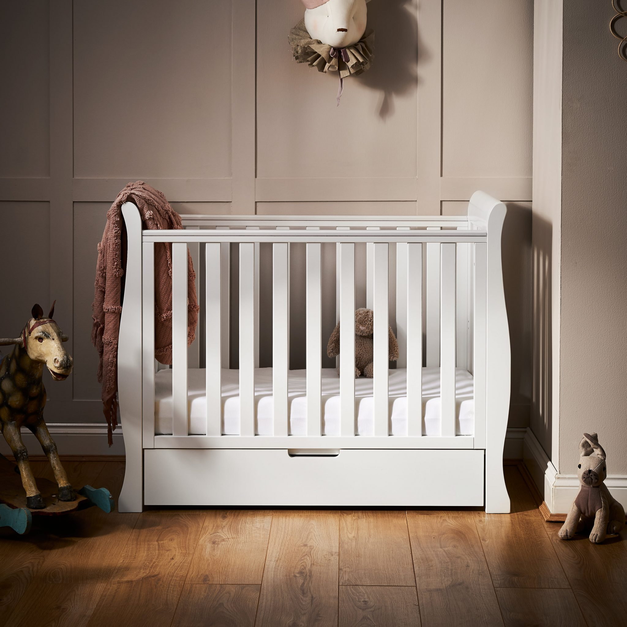 small sleigh cot bed