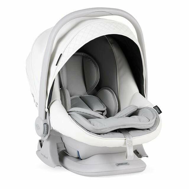 Bebecar Ip-Op White Delight Travel System - New 2024 Lie Flat Car Seat