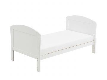 Aston Cot Bed In White - Drop Side Cot Bed