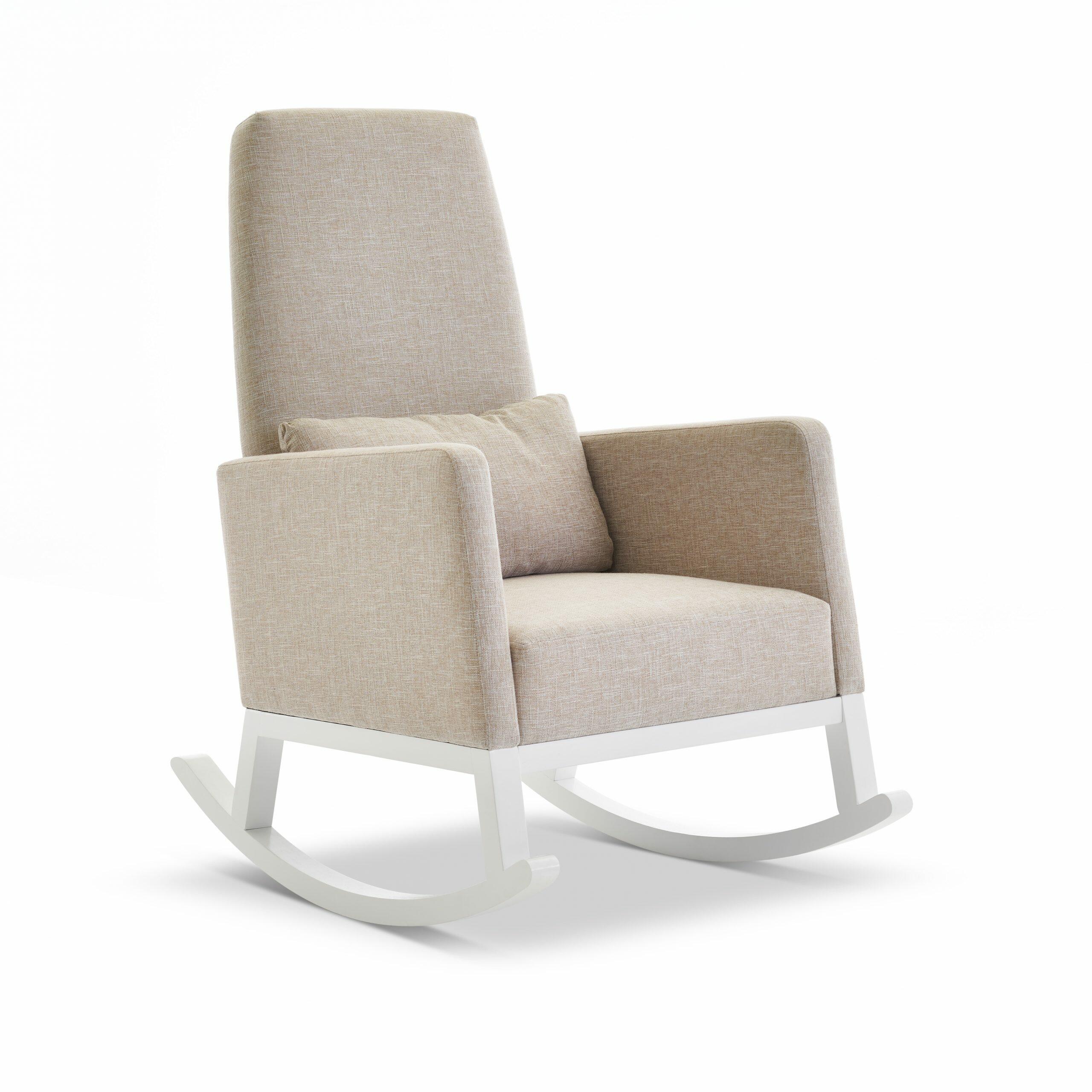 OBaby High Back rocking Nursery Chair in Oatmeal