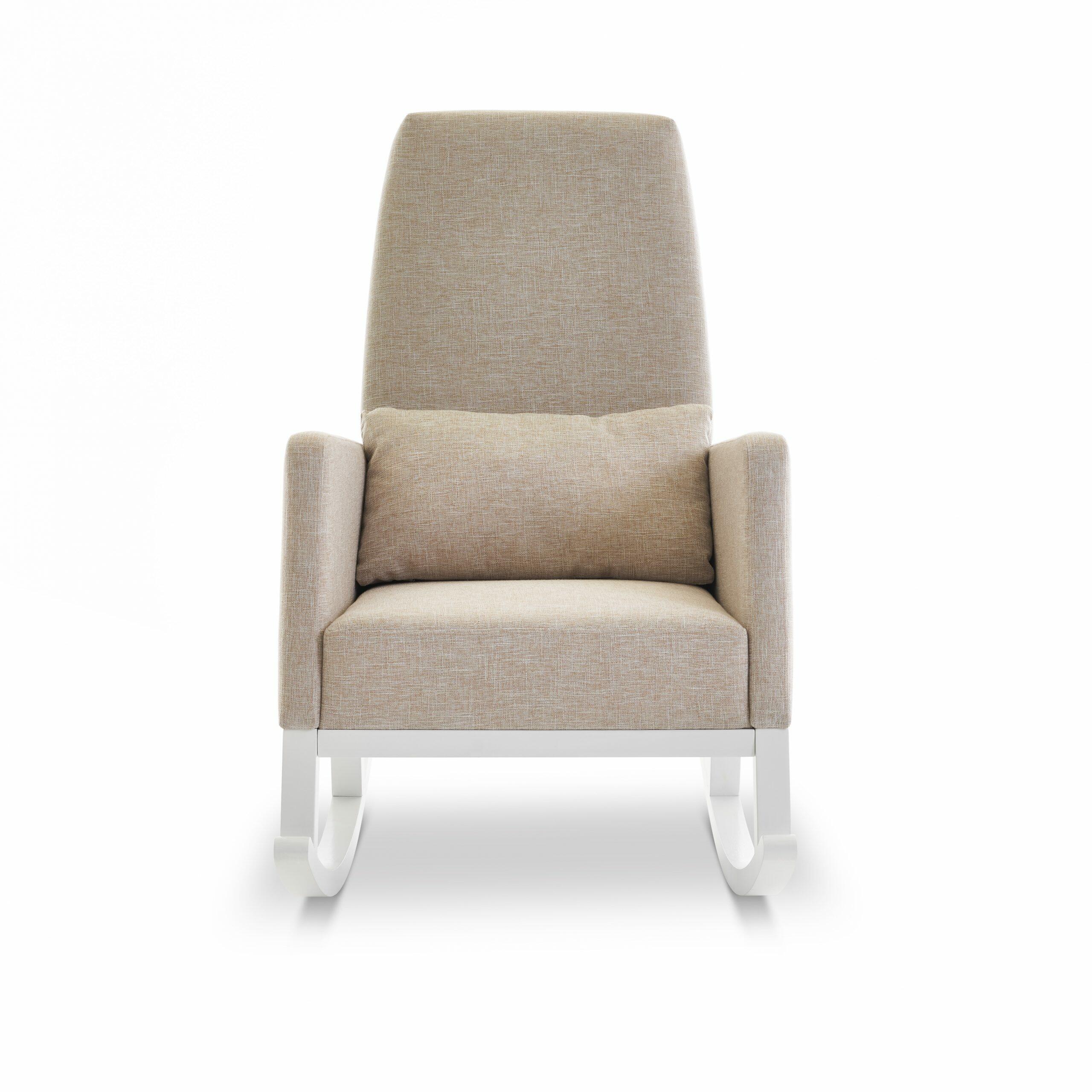 OBaby High Back rocking Nursery Chair in Oatmeal