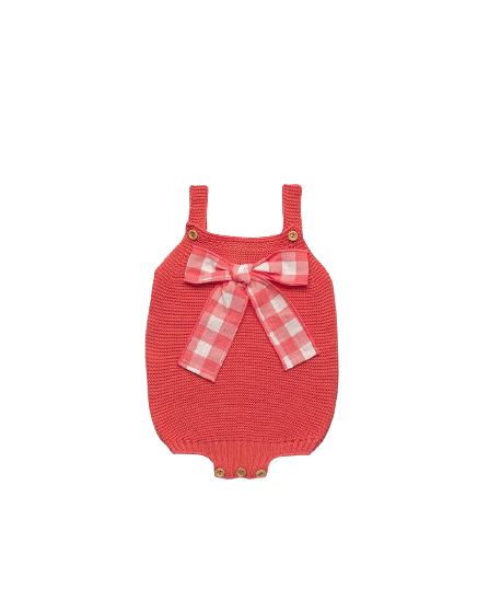 Coral baby outlet romper