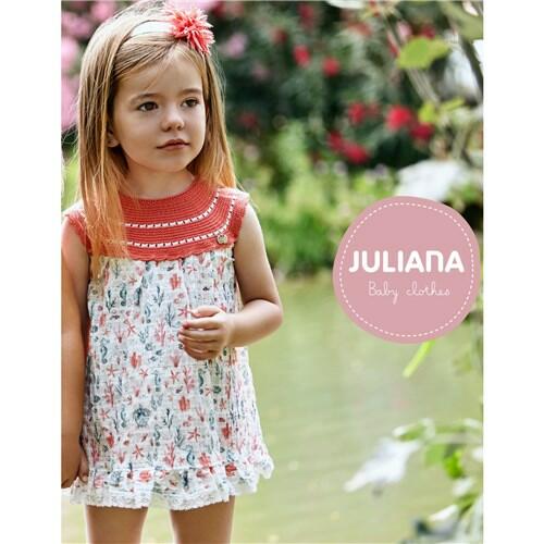 Juliana Coral Girls Dress