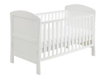 dropside cot bed - white