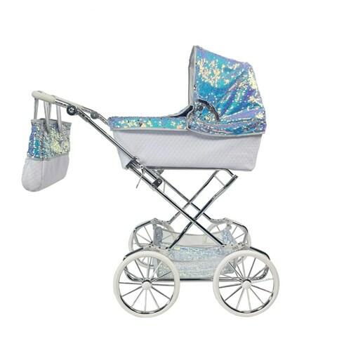 Polly Reborn Dolls Pram Elegant and Adjustable for Ages 4 10
