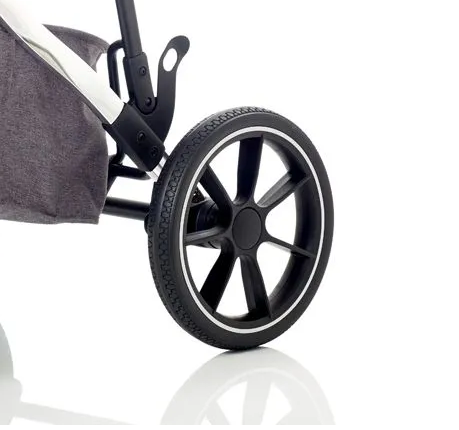 Mee go Uno 2 in 1 Pram Package Single to Double Pearl Grey