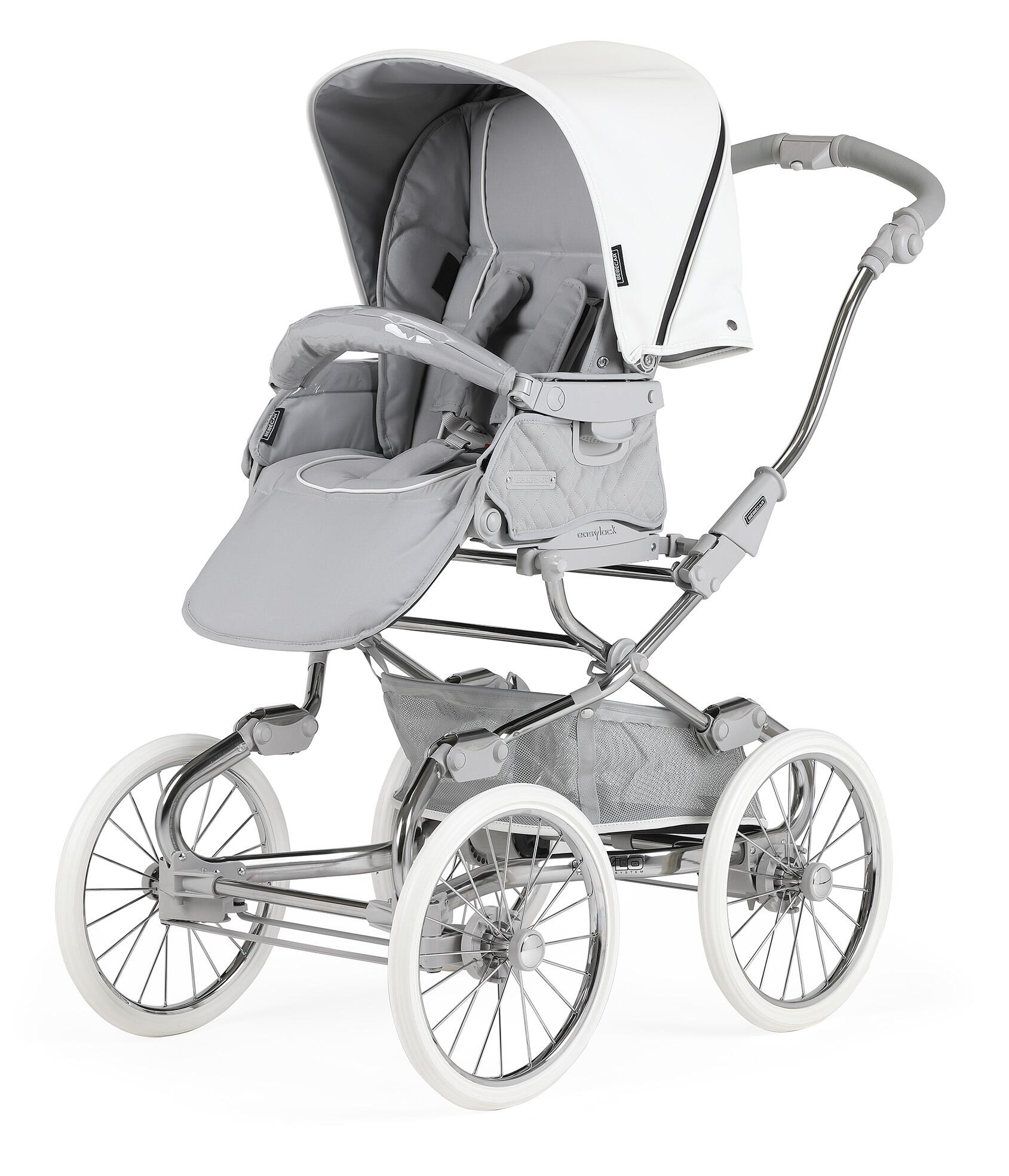 Bebecar Stylo Class Cloud Grey Special Edition Luxury Pram Excellence
