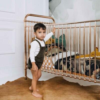 Rose gold 2025 cot bed