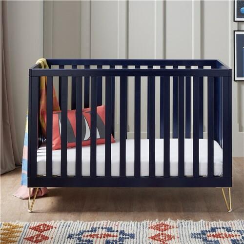 Navy blue hot sale cot