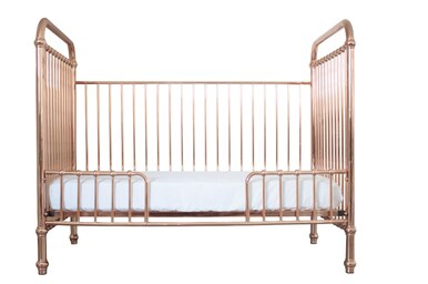 Rose gold shop metal cot