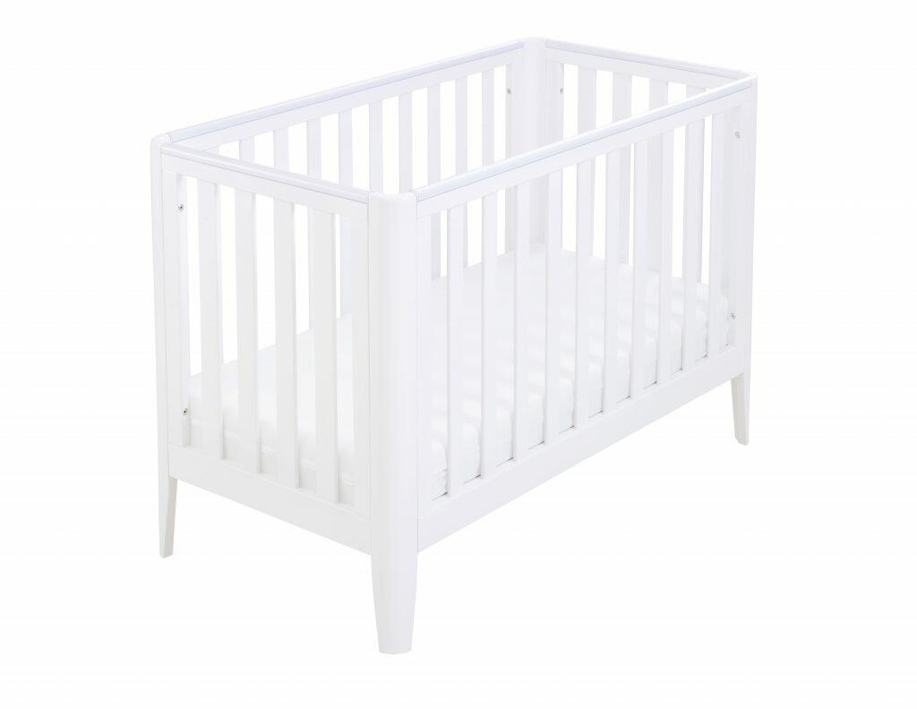 white cot bed 120 x 60