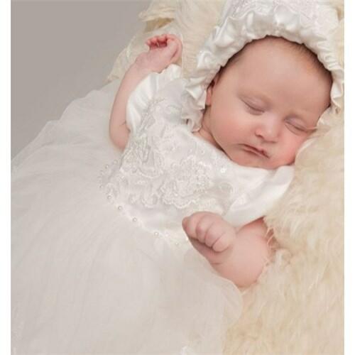 Newborn white hot sale lace dress