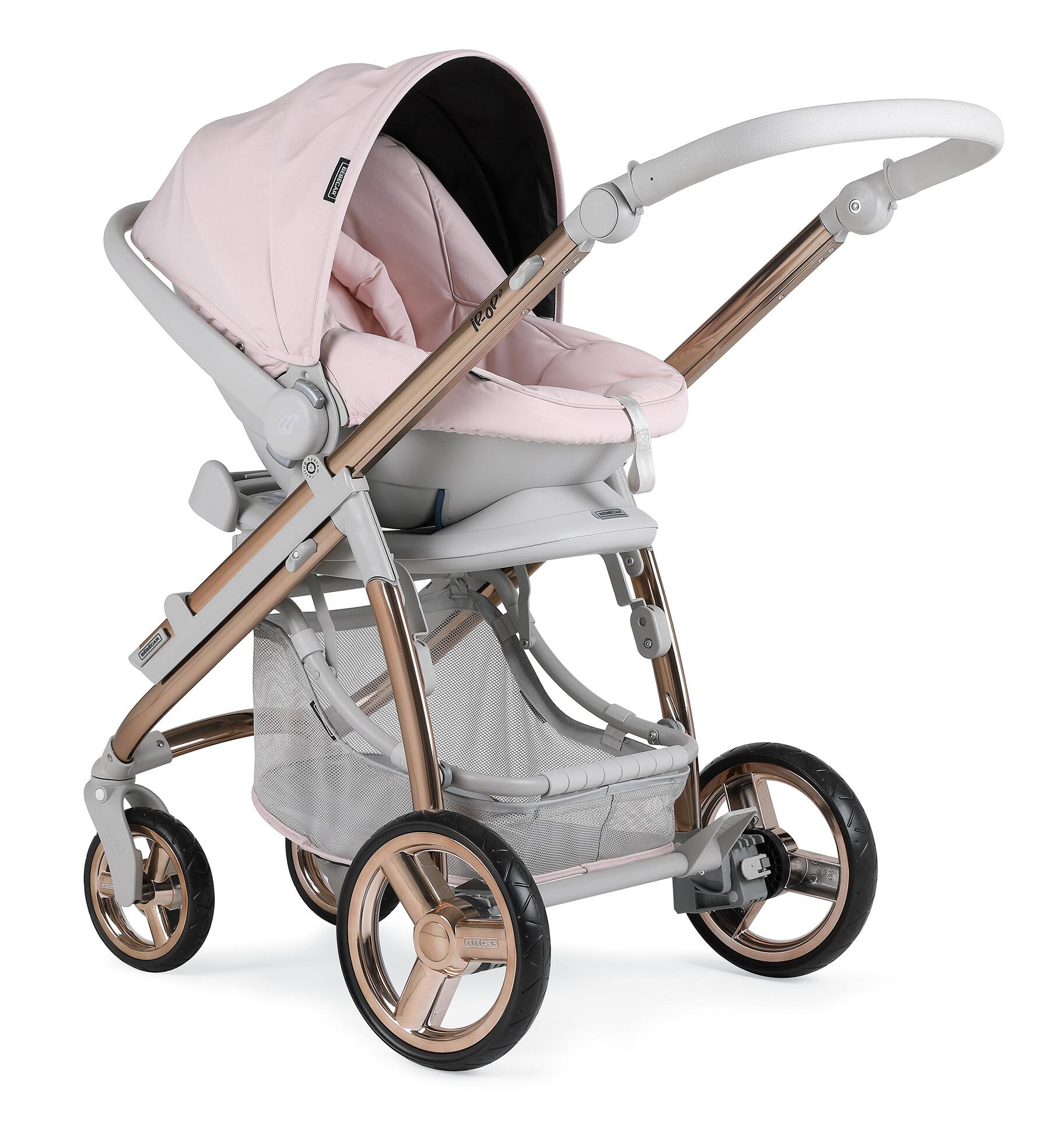 Bebecar Ip Op Rose Blush 3 in 1 Travel System Elevate Your Baby s Journey with Style and Comfort Baby Boutique UK