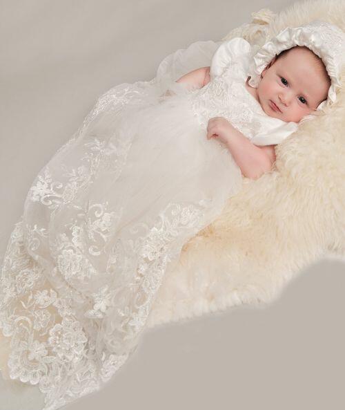 Long christening clearance gown