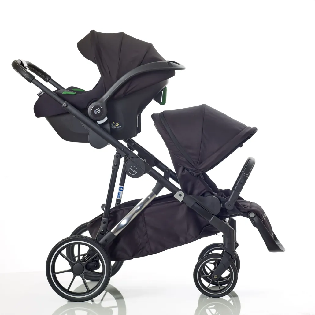 City select double outlet stroller seat positions