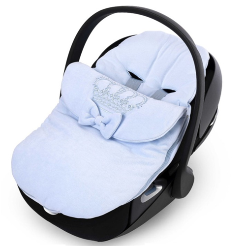 Baby blue hot sale stroller and carseat