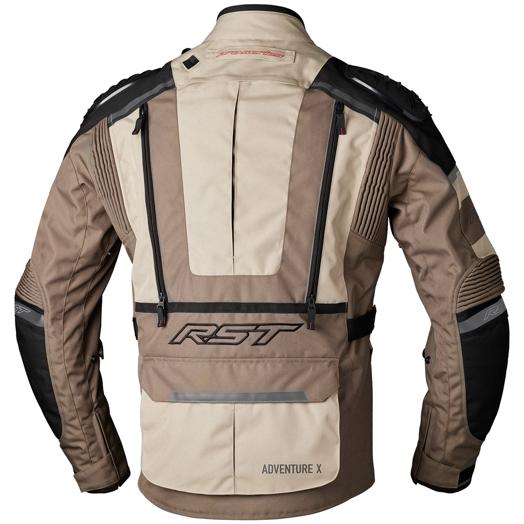 RST Mens Motorcycle Jacket Waterproof Sand Brown 2409 Pro Series