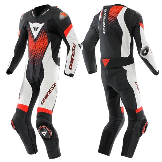 Dainese Laguna Seca 6 One Piece Leather Race Motorcycle Suit Red