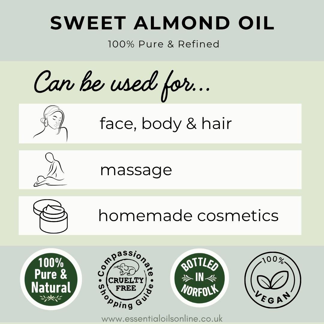 Sweet almond oil uses