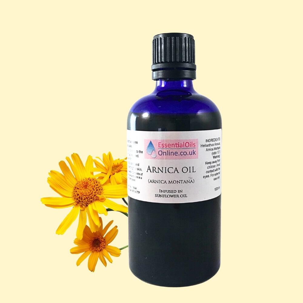 Arnica infused in sunflower oil