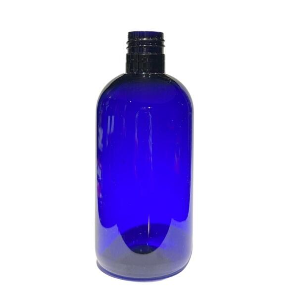250ml Cobalt Blue plastic bottle