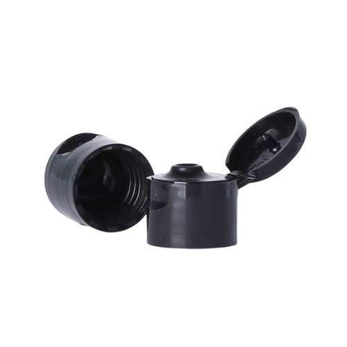 Black Flip Top lid for 250ml Plastic bottle