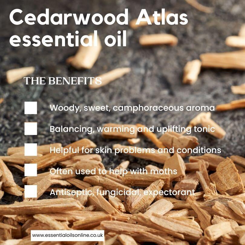 Cedarwood essential oil benefits