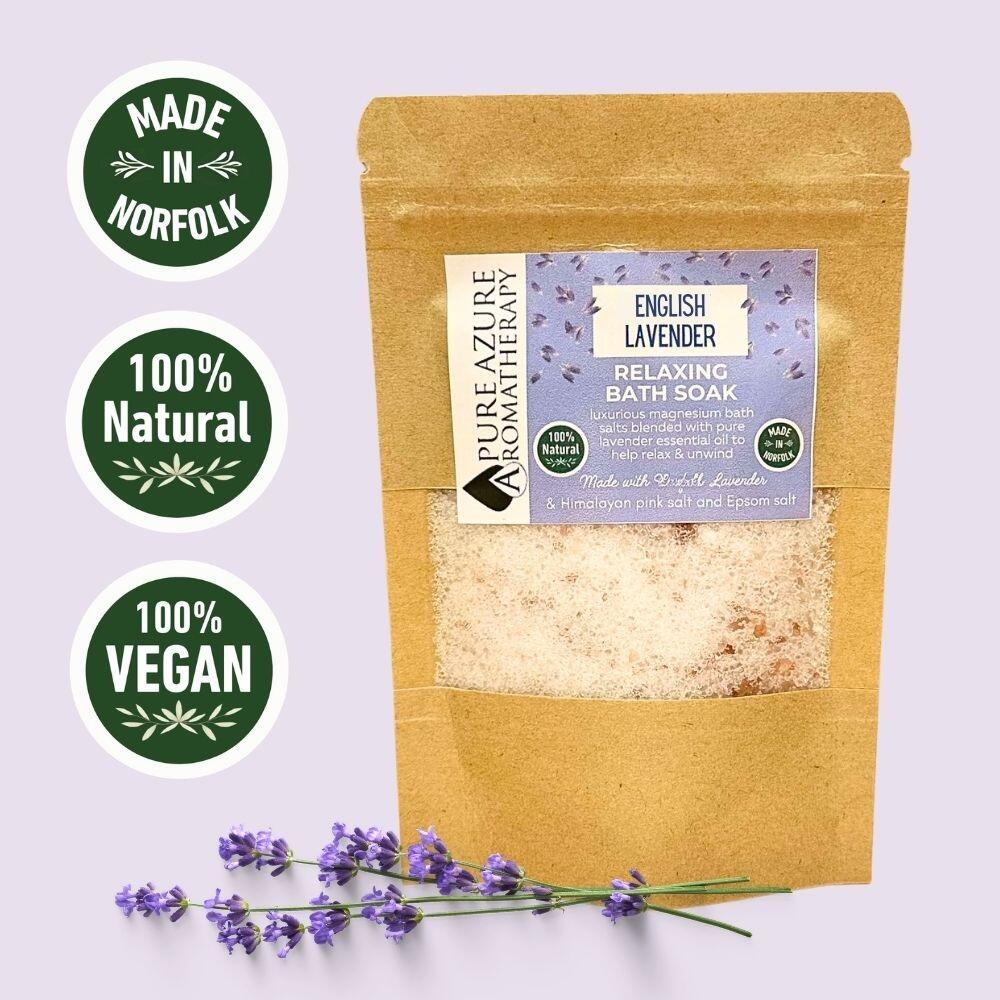Bath Soak Set - Natural 3 Bath Salts selection