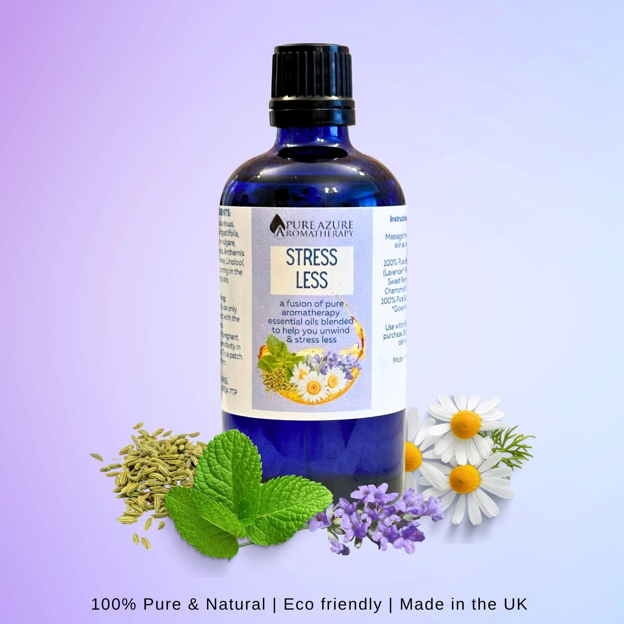 Pure Azure Stress less massage oil