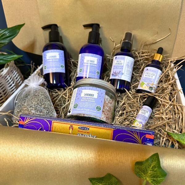 Luxury lavender relaxation hamper