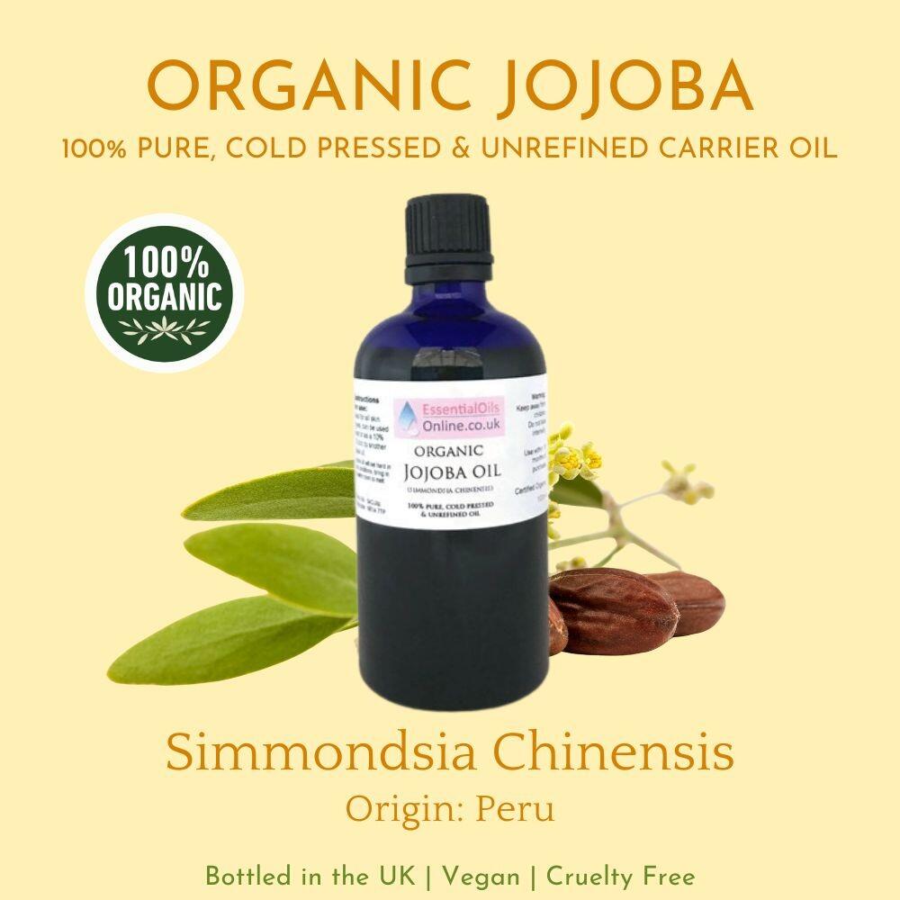 Organic and unrefined Golden Jojoba oil information