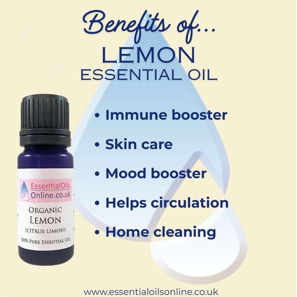 Organic lemon essential oil benefits